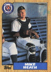 1987 Topps Baseball Cards      492     Mike Heath